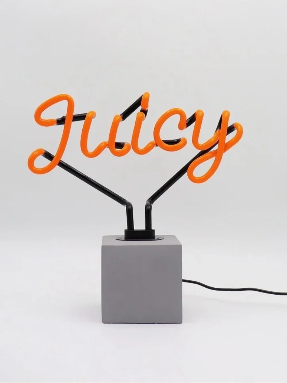 Locomocean JUICY Real Glass Neon Tabletop Sign